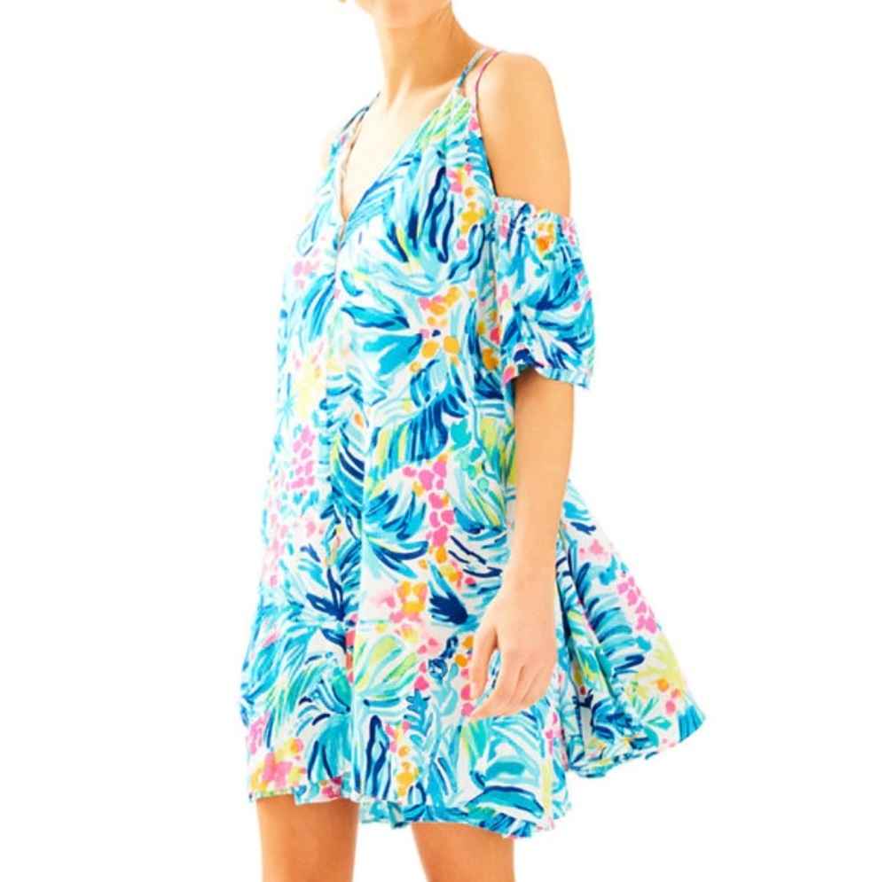 NWT Lilly Pulitzer Off-Shoulder Dress